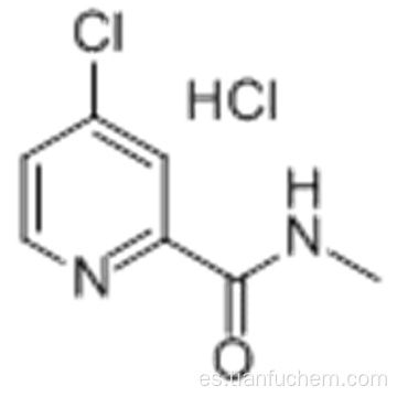 2-piridinacarboxamida, 4-cloro-N-metil-, clorhidrato (1: 1) CAS 882167-77-3